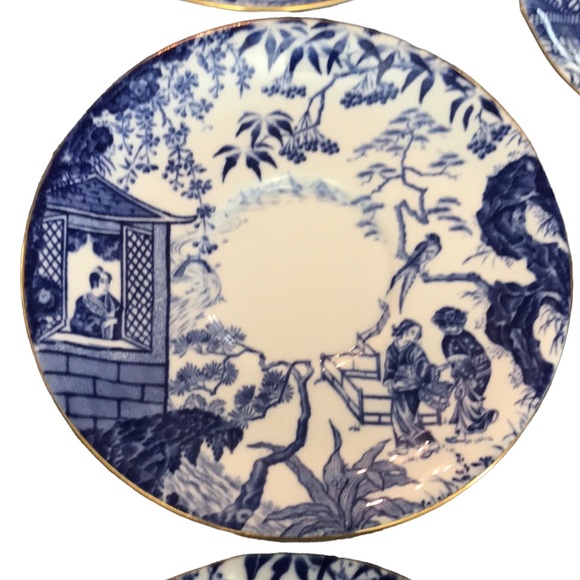 Mikado Royal Crown Derby bone china plates - Picture 3 of 12